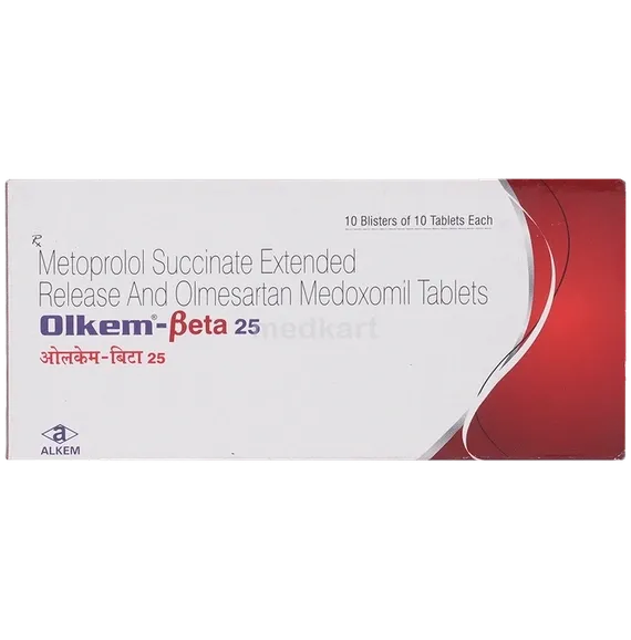 olkem beta 25mg tablet 10's